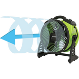 XPOWER 1300 CFM 4-Speed 13" Pro Air Circulator Utility Fan - Axial Air Flow
