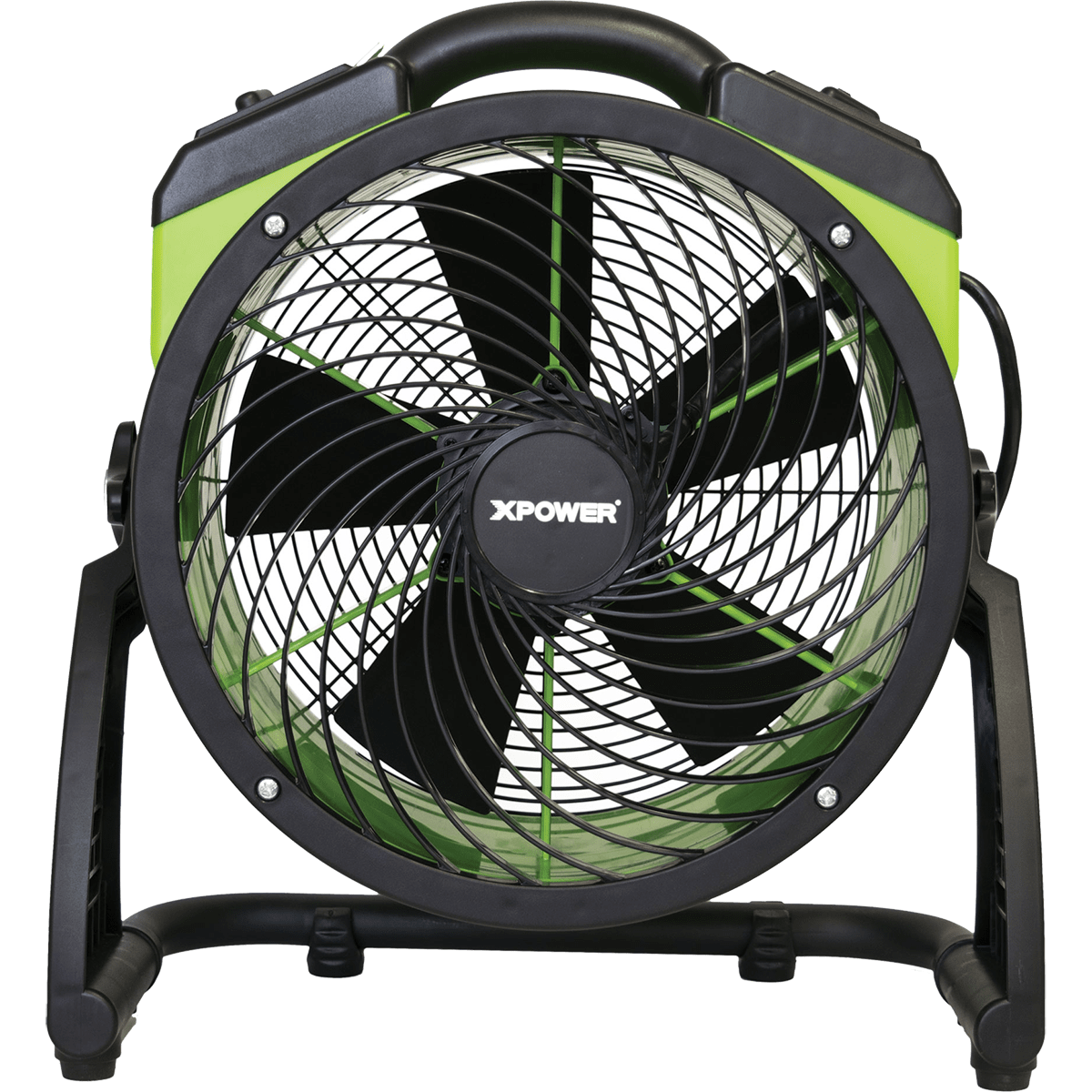 XPOWER 1300 CFM 4-Speed 13" Pro Air Circulator Utility Fan - Front
