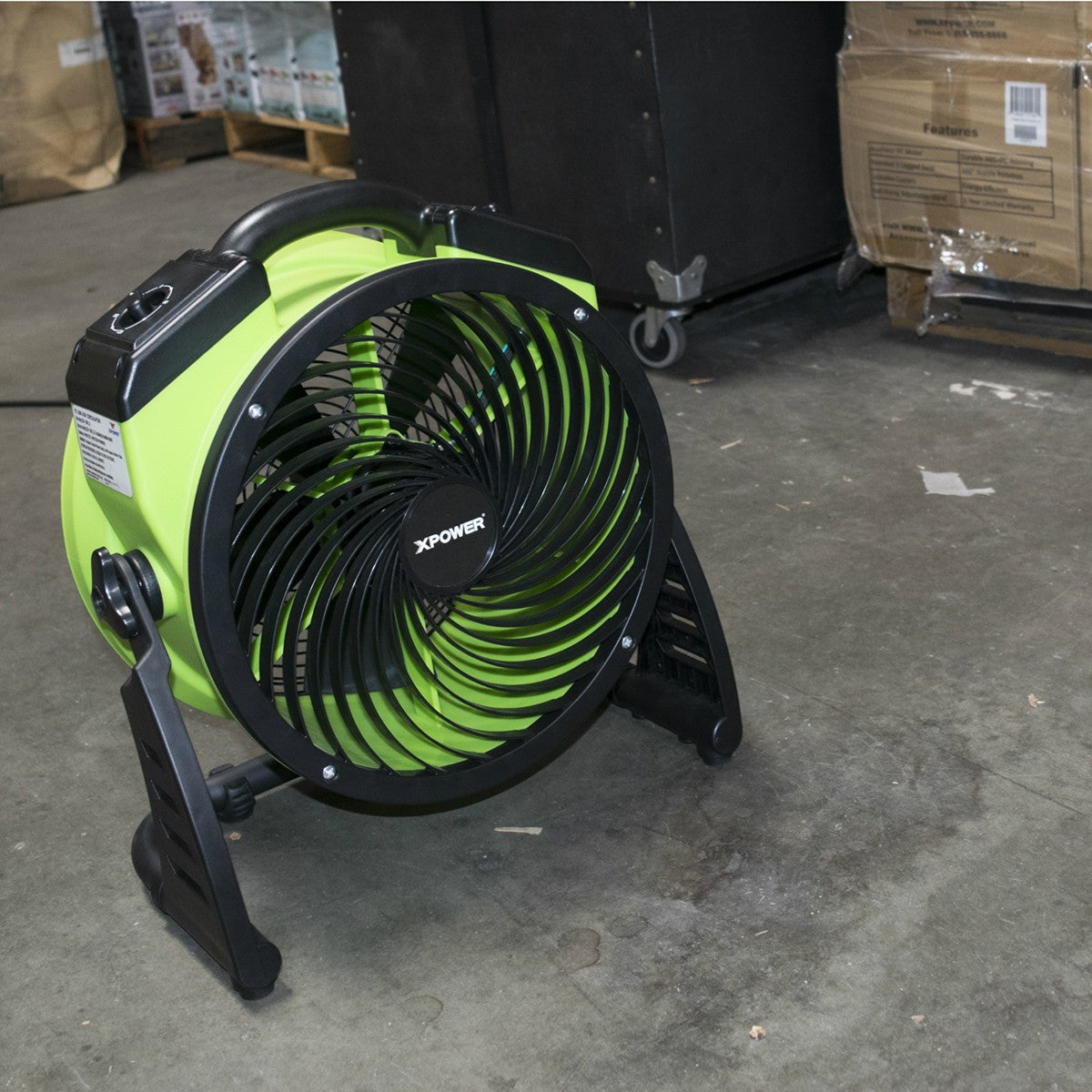 XPOWER 1300 CFM 4-Speed 13" Pro Air Circulator Utility Fan - in Garage