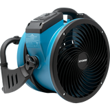 XPOWER FC-250AD Pro 13-in. Brushless DC Motor Air Circulator Utility Fan w/ Power Outlets - Back