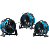 XPOWER FC-250AD Pro 13-in. Brushless DC Motor Air Circulator Utility Fan w/ Power Outlets - Daisy Chain