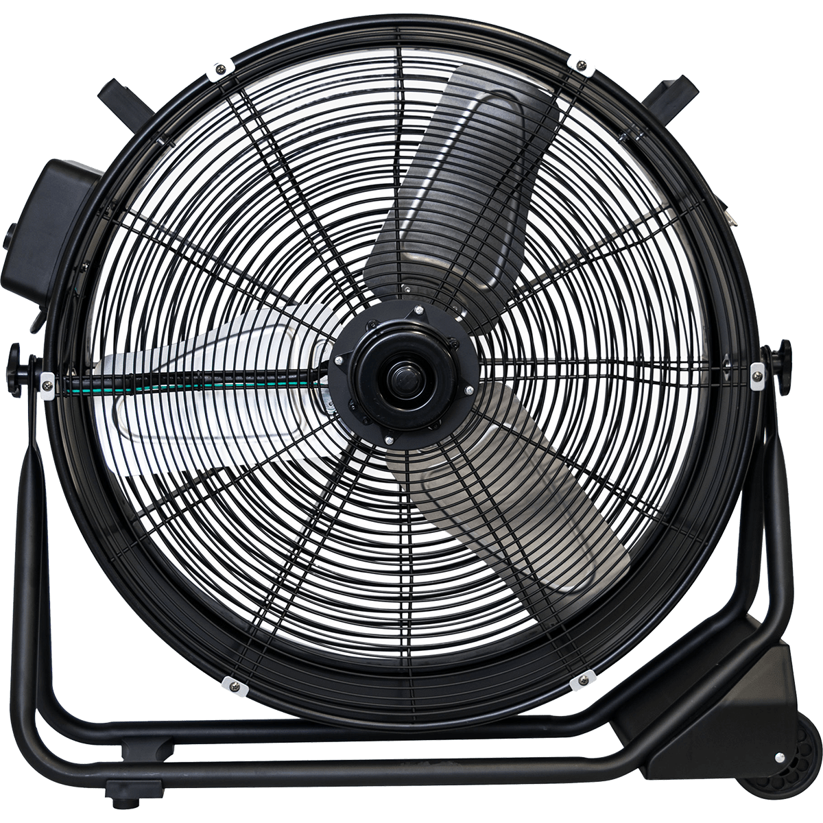 XPOWER 1/2 HP 5800 CFM Brushless DC High Velocity 24-In. Drum Fan - Back