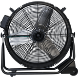 XPOWER 1/2 HP 5800 CFM Brushless DC High Velocity 24-In. Drum Fan - Back