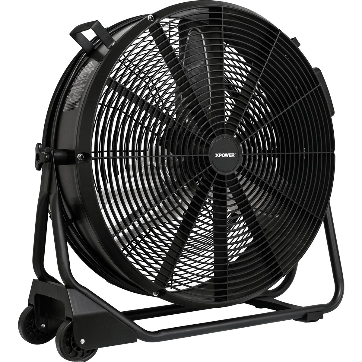 XPOWER 1/2 HP 5800 CFM Brushless DC High Velocity 24-In. Drum Fan