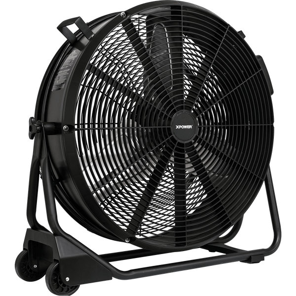 XPOWER 24-In. 5800 CFM Brushless DC High Velocity Drum Fan – Sylvane