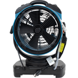 XPOWER 1000 CFM Outdoor Oscillating Misting Fan - Built-in Water Pump - Back
