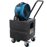 XPOWER 1000 CFM Battery Powered Outdoor Misting Fan - With Water Reservoir - Back angle