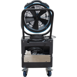 XPOWER 1700 CFM Misting Fan w/ Optional Water Reservoir - Fan with WT45 Reservoir - Back