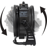 XPOWER Axial Air Mover w/ Ozone Generator - 360 Degree Rotation