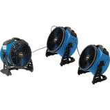XPOWER 1100 CFM Industrial Axial Air Mover - Daisy Chain