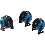 XPOWER 1100 CFM Industrial Axial Air Mover - Daisy Chain