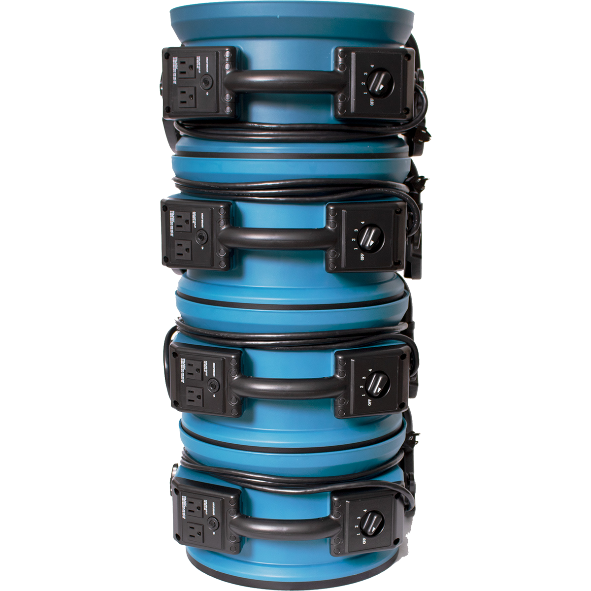XPOWER 1100 CFM Industrial Axial Air Mover - Stackable