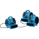 XPOWER 925 CFM Air Mover - Daisy-chain up to 3 units.