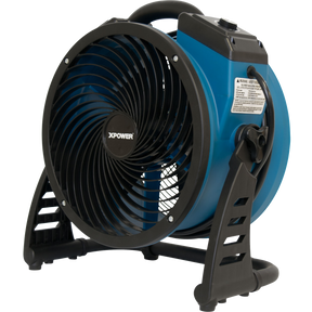 XPOWER 1300 CFM Industrial Axial Air Mover - Right Angle