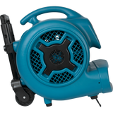 XPOWER 3/4 HP 3200 CFM 3-Speed Air Mover w/Telescopic Handle - 20-Degree Tilt