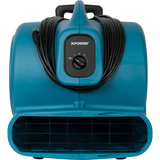 XPOWER 3/4 HP 3200 CFM 3-Speed Air Mover w/Telescopic Handle - Front Cord Wrap