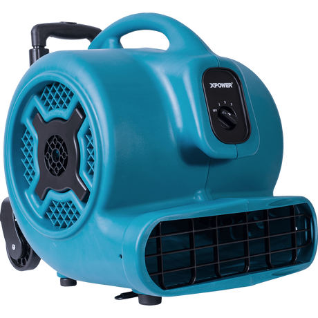 XPOWER 3/4 HP 3200 CFM 3-Speed Air Mover w/Telescopic Handle