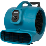 XPOWER 3/4 HP 3200 CFM 3-Speed Air Mover w/Telescopic Handle - Right Angle