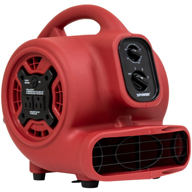 XPOWER P230AT Mighty Mini Air Mover - Red