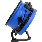 XPOWER P-39AR 2100 CFM 4-Speed 14-In. Axial Air Mover - 150 Degrees Side View