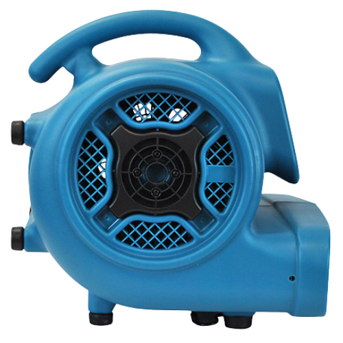 XPOWER P-400 Centrifugal Air Mover Blue - Angle 2