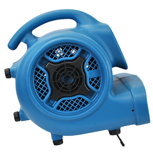 XPOWER P-400 Centrifugal Air Mover Blue - Angle 3