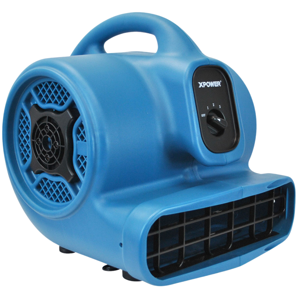 XPOWER P-400 Centrifugal Air Mover Blue - Main