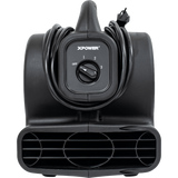 XPOWER P-80A 600 CFM Mini Mighty Air Mover - Black - Cord Wrapped