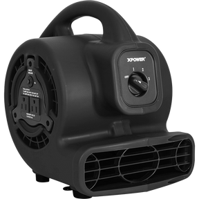XPOWER P-80A 600 CFM Mini Mighty Air Mover - Black - Main