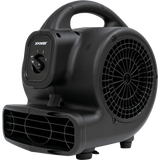 XPOWER P-80A 600 CFM Mini Mighty Air Mover - Black - Right Angle