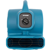 XPOWER P-80A 600 CFM Mini Mighty Air Mover - Blue - Front