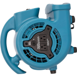 XPOWER P-80A 600 CFM Mini Mighty Air Mover - Blue - Left Angle