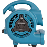 XPOWER P-80A 600 CFM Mini Mighty Air Mover - Blue - Left Side