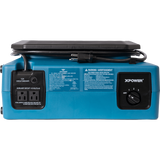 XPOWER 1/3 HP 1050 CFM 3-Speed Low Profile Air Mover - Back View