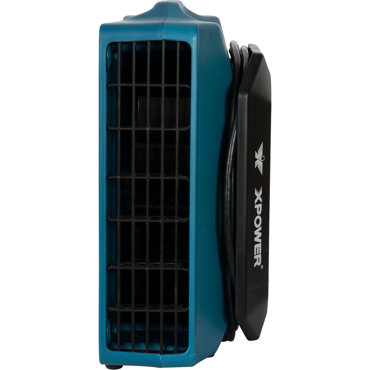 XPOWER 1/3 HP 1050 CFM 3-Speed Low Profile Air Mover - Front Angle View