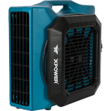 XPOWER 1/3 HP 1050 CFM 3-Speed Low Profile Air Mover - Front Right Angle View