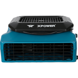 XPOWER 1/3 HP 1050 CFM 3-Speed Low Profile Air Mover - Front View