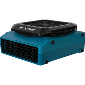 XPOWER 1/3 HP 1050 CFM 3-Speed Low Profile Air Mover - Right Angle