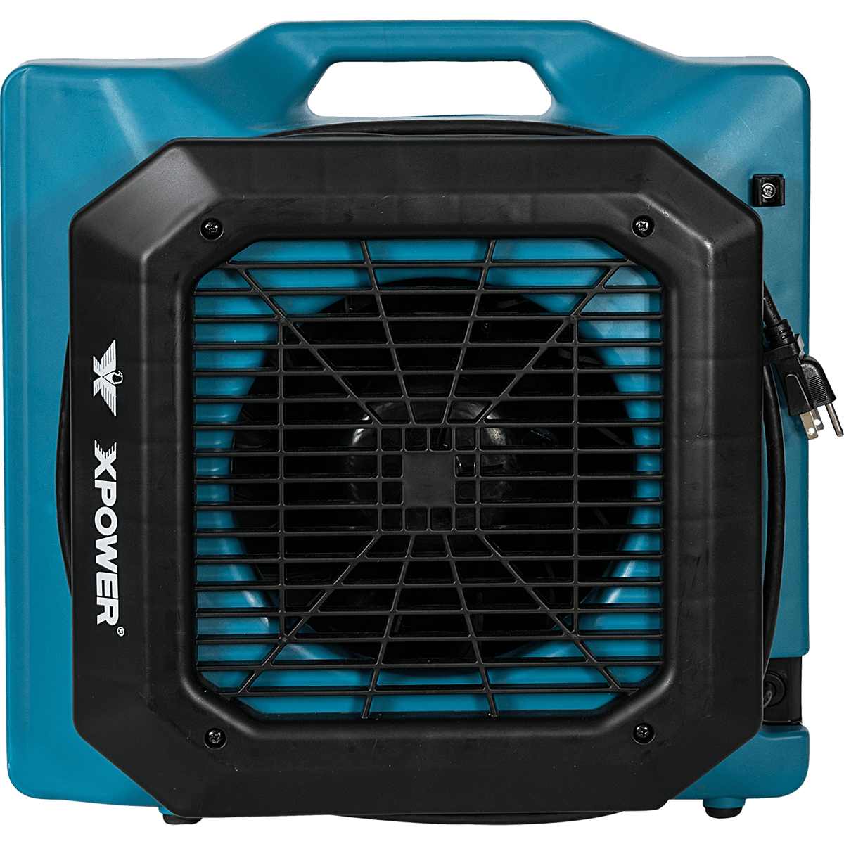 XPOWER 1/3 HP 1050 CFM 3-Speed Low Profile Air Mover - Top View
