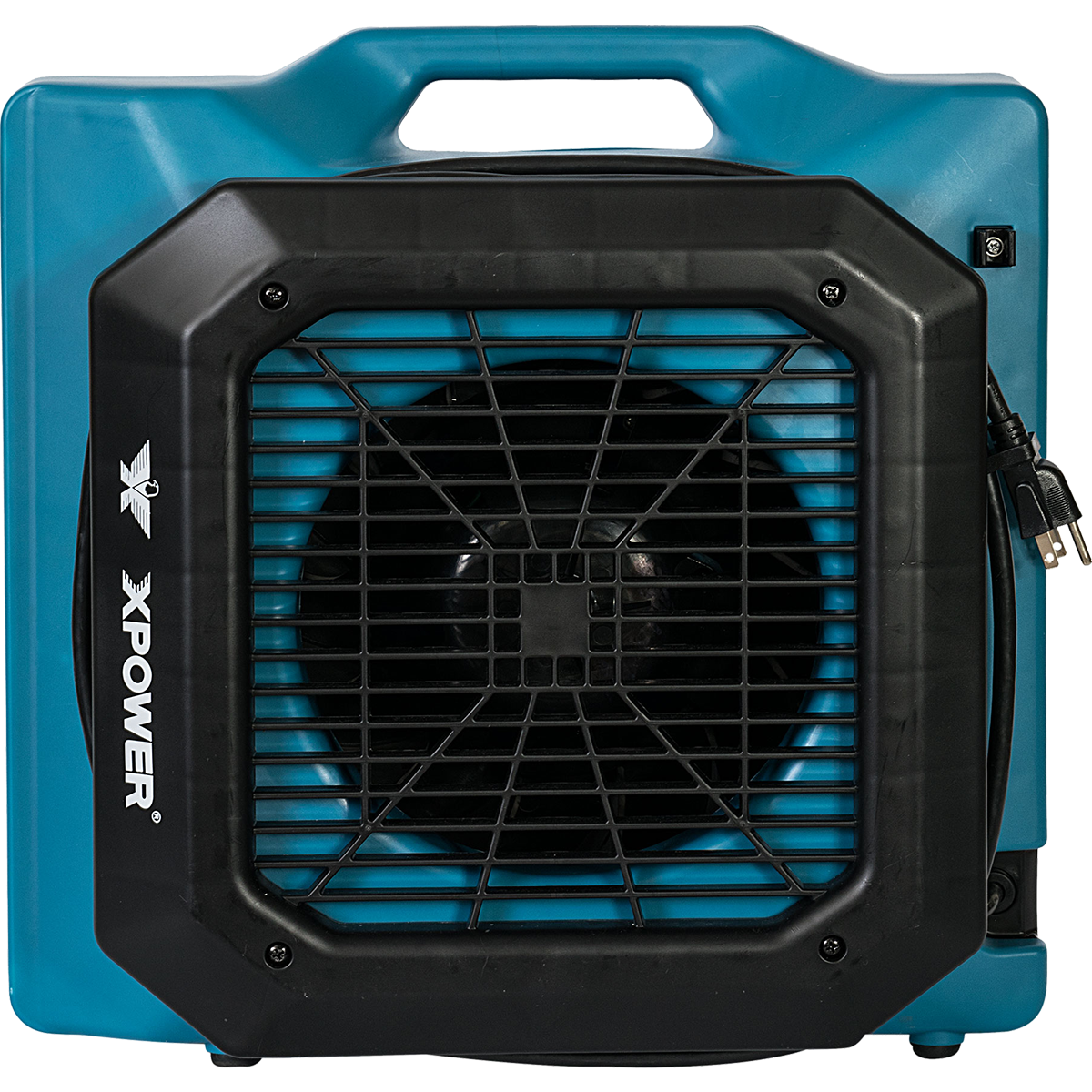 XPOWER 1/3 HP 1050 CFM 3-Speed Low Profile Air Mover - Top View