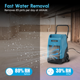 XPOWER Viking CD-90L Commercial LGR Dehumidifier - Infographic 2