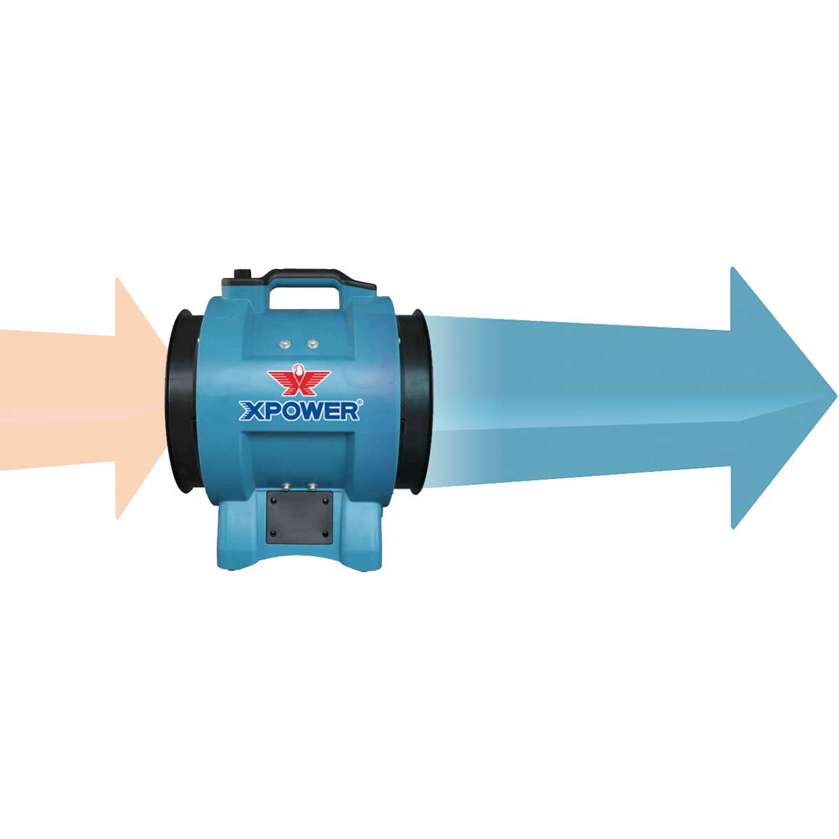 XPOWER X-12 1/2 HP Confined Space 12-In. Industrial Fan