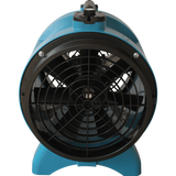 XPOWER X-12 Confined Space 12-In. Industrial Fan - Back View