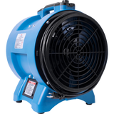 XPOWER X-12 Confined Space 12-In. Industrial Fan - Left Angle