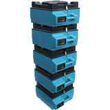 XPOWER X-2580 Commercial 4-Stage HEPA Mini Air Scrubber - Stackable