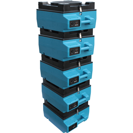 XPOWER X-2580 Commercial 4-Stage HEPA Mini Air Scrubber - Stackable