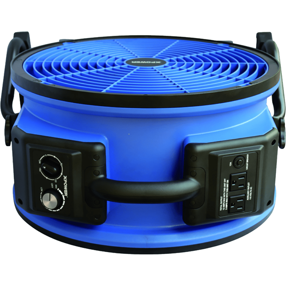 XPOWER 1720 CFM High Temperature Axial Fan - Top View