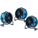 XPOWER 2100 CFM X-39AR Professional Sealed Motor Axial Fan - Blue - Daisy-Chained