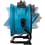 XPOWER 2100 CFM X-39AR Professional Sealed Motor Axial Fan - Blue - Roatating Head