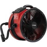 XPOWER 2100 CFM X-39AR Professional Sealed Motor Axial Fan - Red - Rack Back